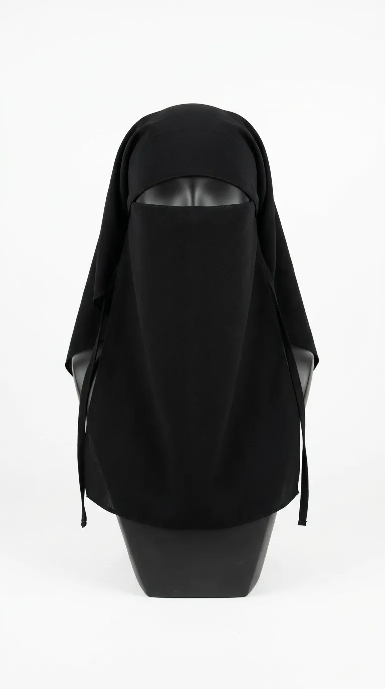 Nude Pink Niqab Front