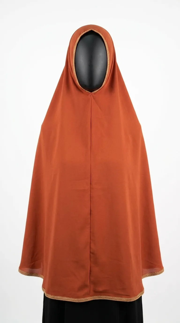 Orange Khimar Front