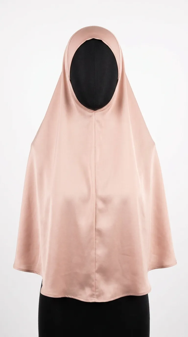 Pink Khimar Front