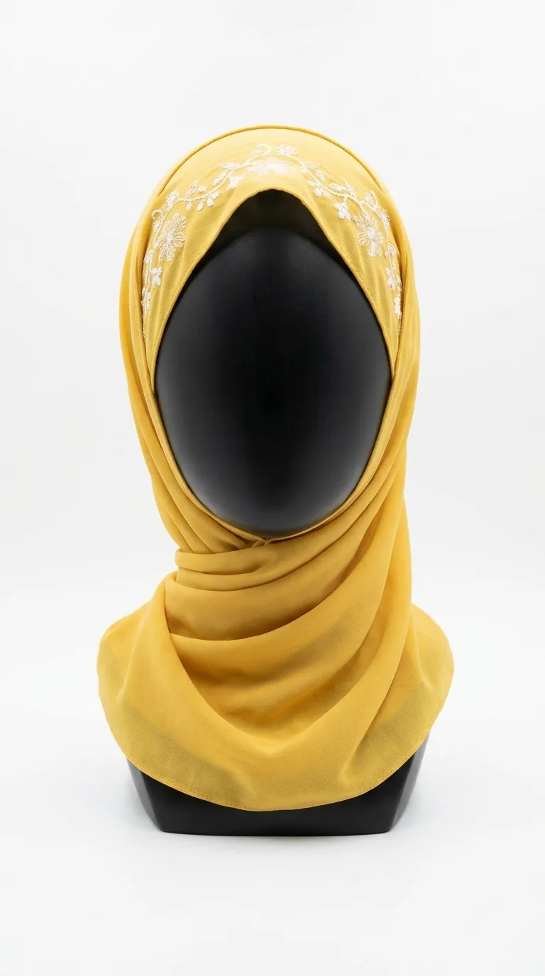 Yellow Hijab Front