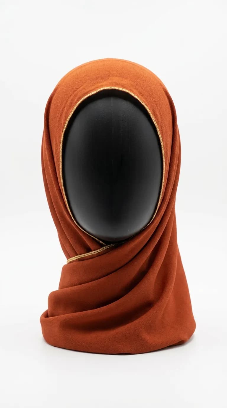 Orange Hijab Front
