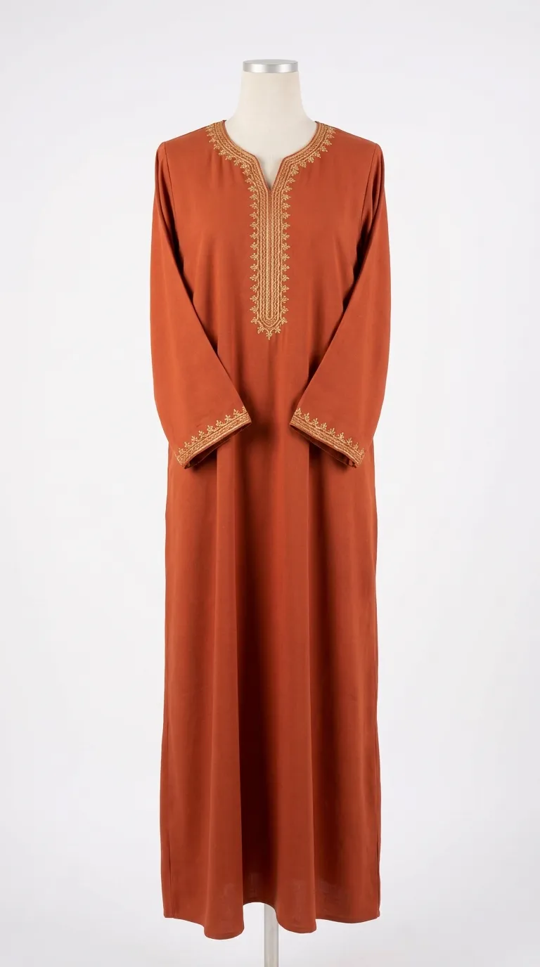 Orange Jalabiya Front