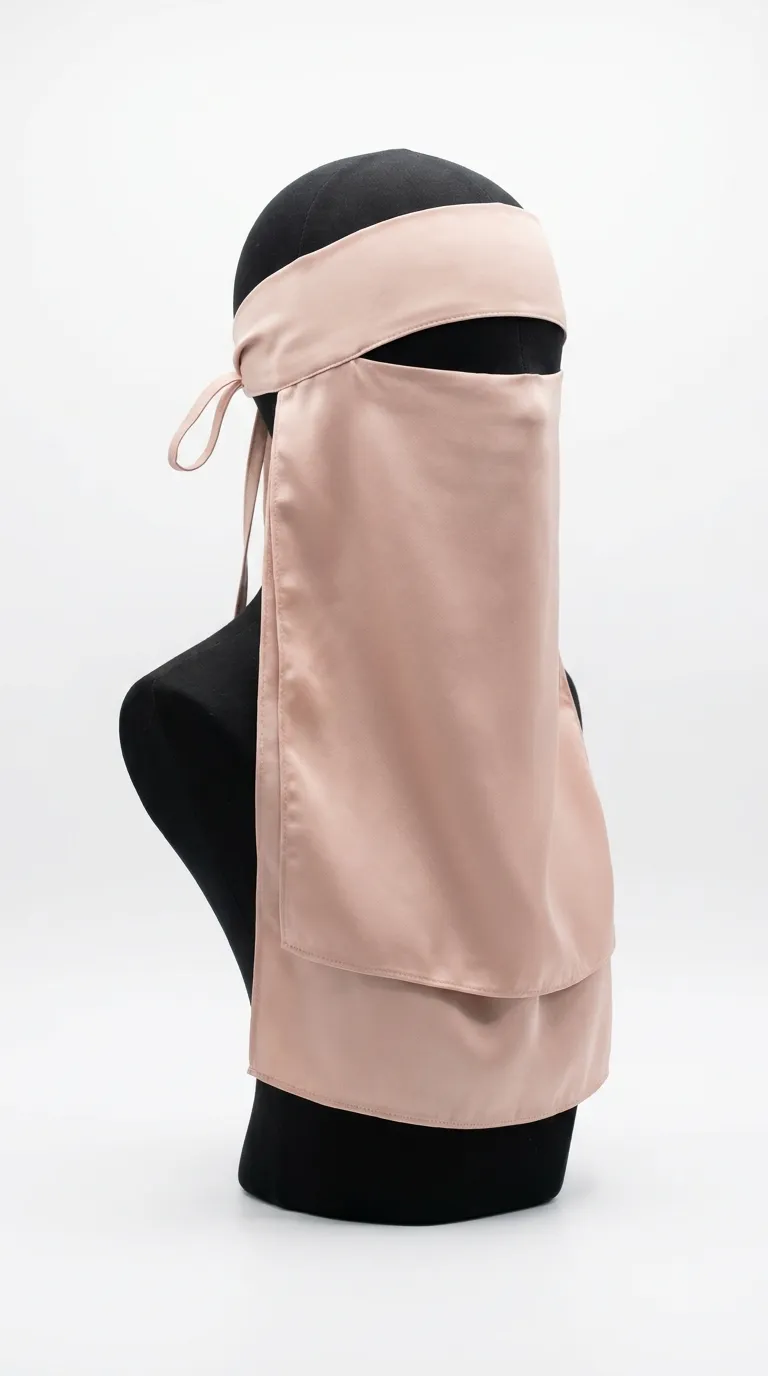 Pink Niqab Front
